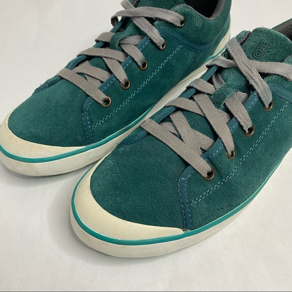 TEVA Women’s Freewheel Suede Sneaker Teal Sz 10